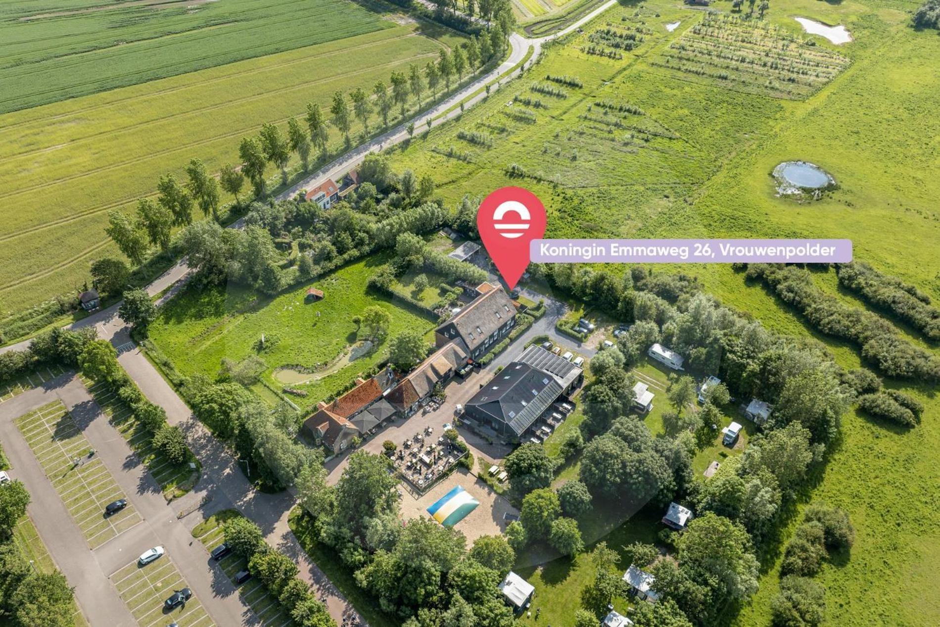 Vakantiewoning - Kon. Emmaweg 26 | Vrouwenpolder 'Uitspanning Oranjezon' Екстериор снимка