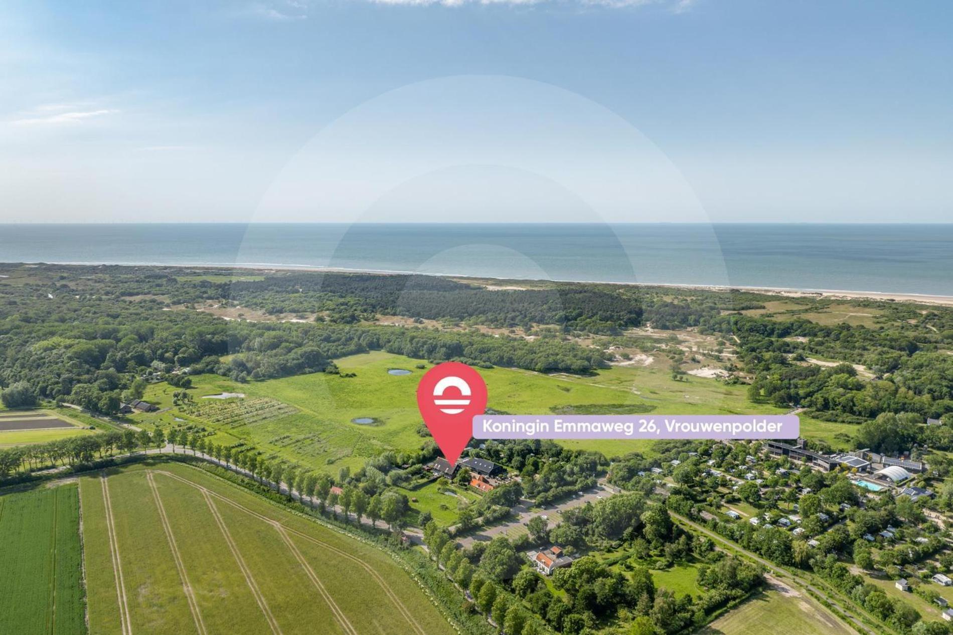Vakantiewoning - Kon. Emmaweg 26 | Vrouwenpolder 'Uitspanning Oranjezon' Екстериор снимка